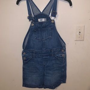 Little girl overall shorts